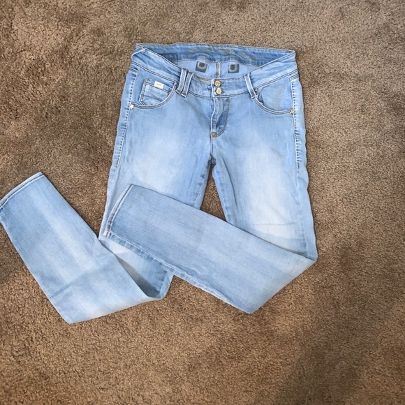 Women’s Lightwash Gas Skinny Jeans - Picture 1 of 4